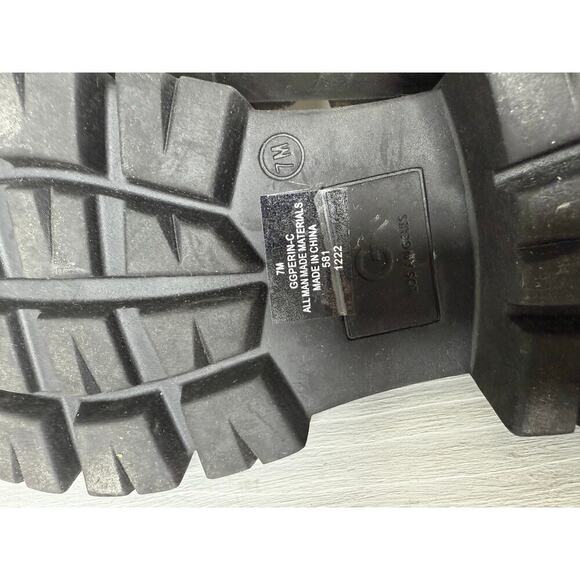 G by GUESS Womens 7M Platform 90s 2000s Brown Lug Chunky Sandal Retro - Picture 9 of 9